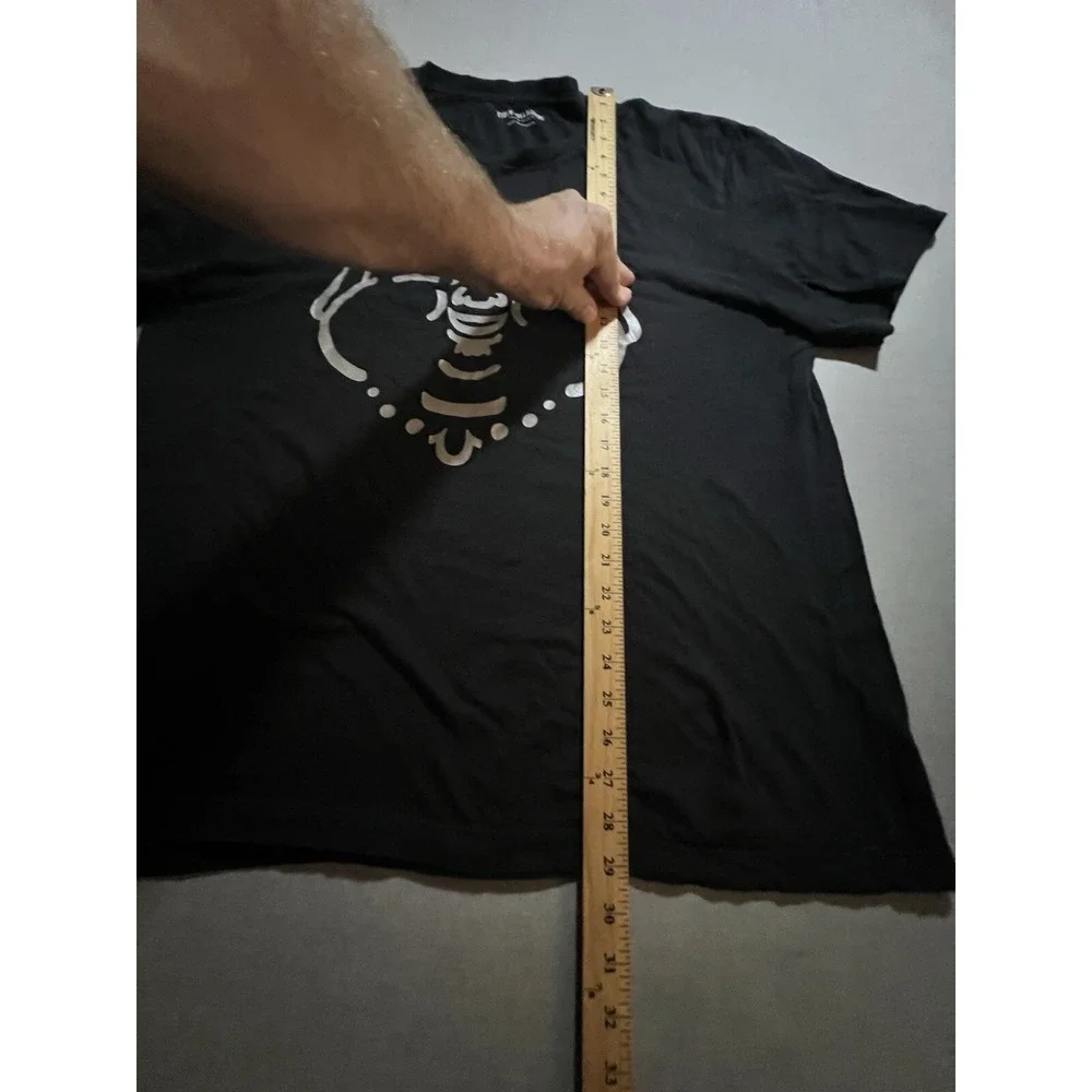 True Religion Shirt XL Black Buddha Logo‎ Pullover Short Sleeve Mens.